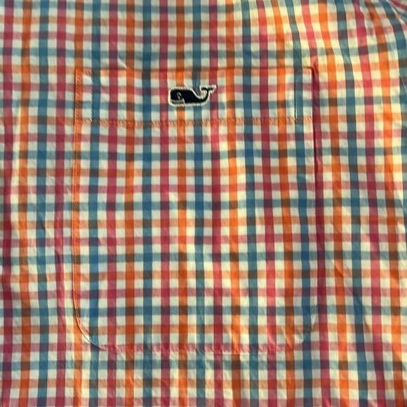 VINEYARD VINES Slim Fit Tucker Long Sleeve Dress Shirt, Size Large - Picture 5 of 9